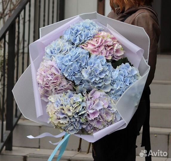 Монобукет из гортензии №3