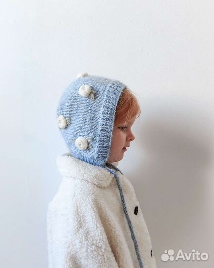 Вязаный чепчик ручной работы