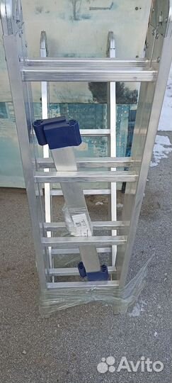 Лестница шарнирная алюминиевая Сибртех