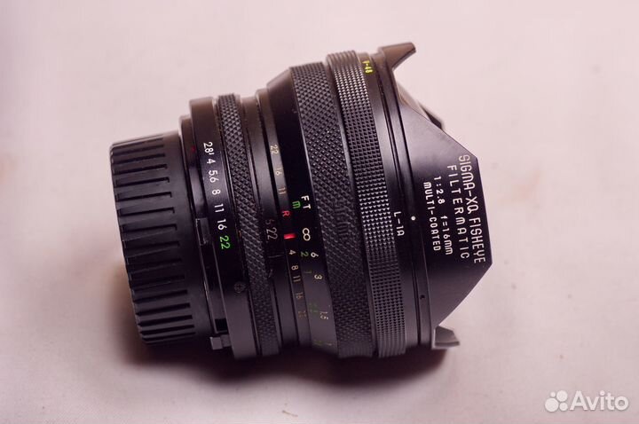 Объектив Sigma-XQ fish EYE Filtermatic 2.8/16mm