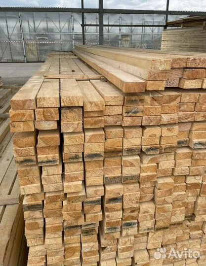 Доска обрезная 40х100х6000мм от производителя