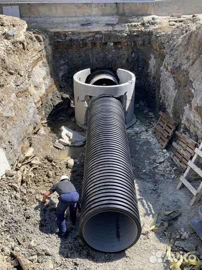 Работа по наружным коммуникациям