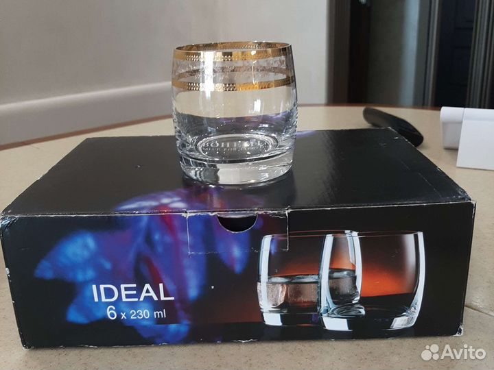 Хрустальные стаканы богемия