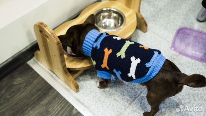 Подставка для собачьих мисок