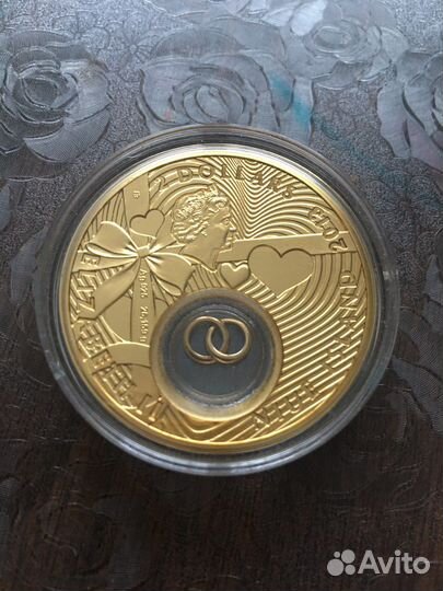 Продам свадебную монету