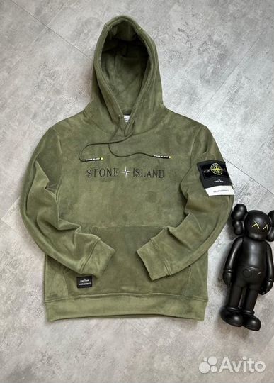 Худи Stone Island барашка на флисе