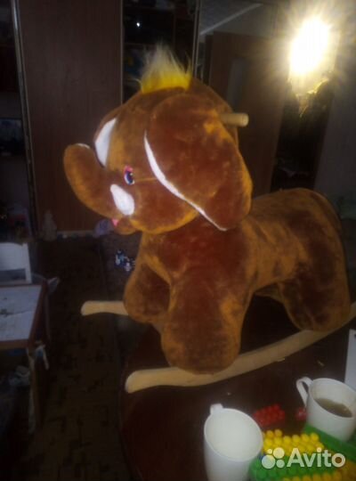 Детская качалка слоник