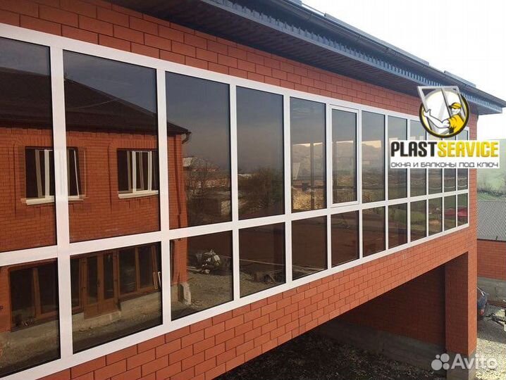 Пластиковые окна, остекление террас