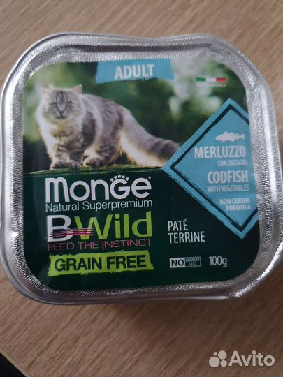 Консервы для кошек monge bwild