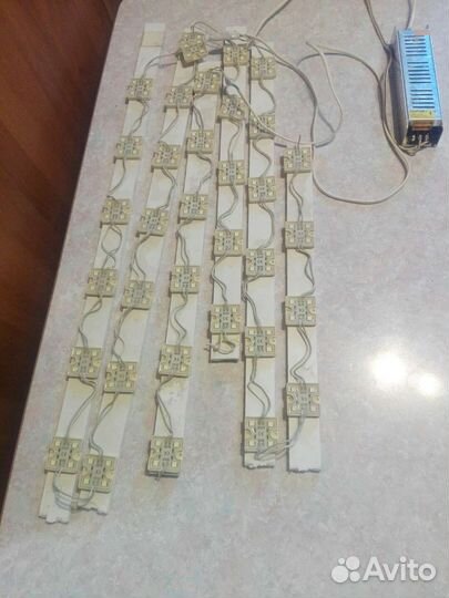 Адаптер блок питания 12v + светильники