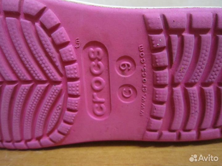 Детские резиновые сапоги crocs C9