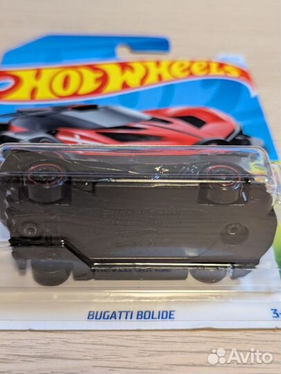 Hot Wheels Bugatti Bolide (Чёрно-Красный)