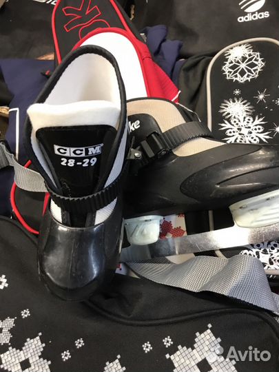 Коньки с с м детские размеры разные оригинал