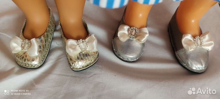 Туфли для кукол с ножкой 10 см