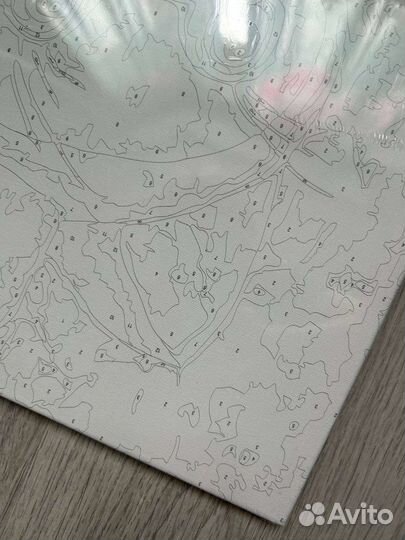 Картина по номерам новая, 40 на 50 см, подрамник