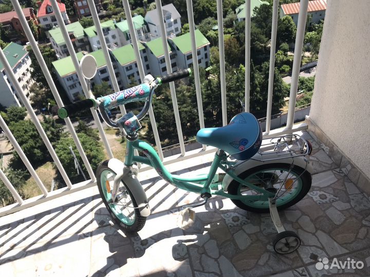 Велосипед для девочки, радиус 14