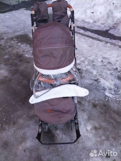 Санки коляска nika