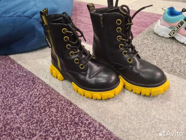 Ботинки демисезонные для девочки 36 размер
