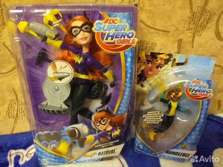 Новые куклы DC super hero- batgirl и bumblebee