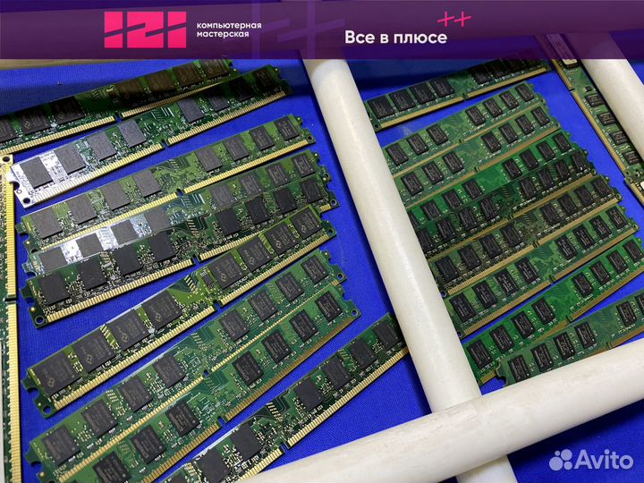 Модули памяти DDR2 2Gb, в ассортименте