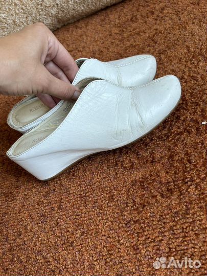 Сабы из натуральной кожи 35 размер