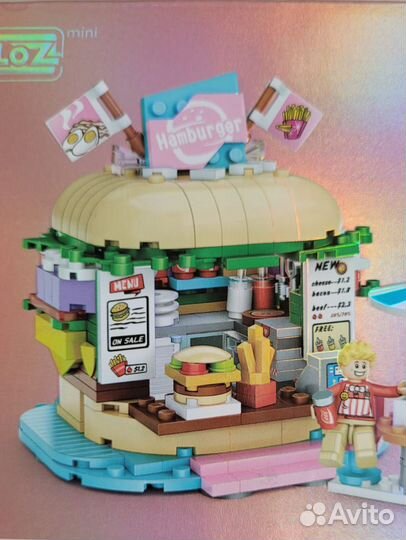 Конструктор LOZ mini Фудтрак Пицца