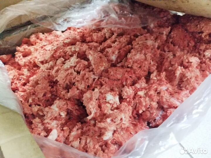 Фарш куриный для собак костный