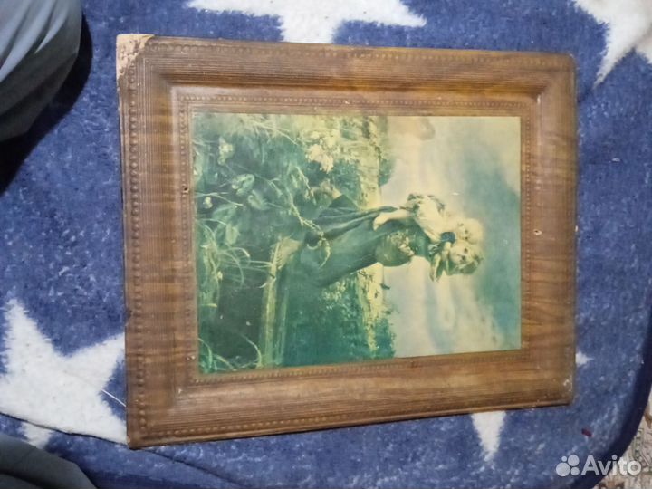 Старинная картина 19 или 20 века