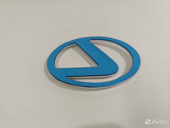 Эмблема Lexus 160x109 Хром