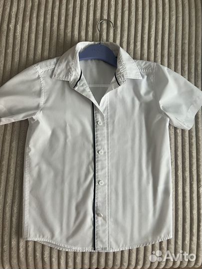 Рубашка школьная для мальчика 128-134
