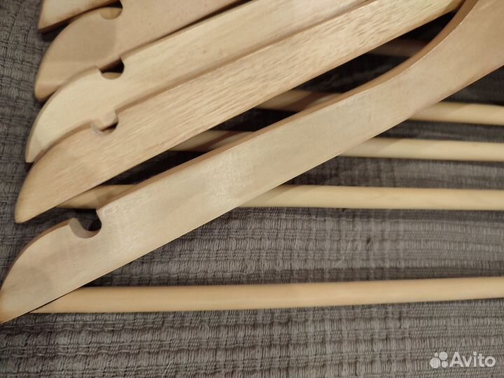 Вешалки плечики деревянные Home club 10 штук