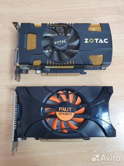 Видеокарта Palit gtx 550 ti