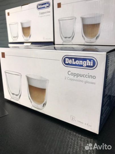 Набор стаканов Delonghi для капучино