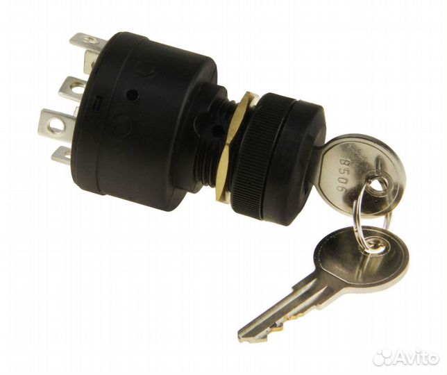 Замок зажигания с ключом и защитным колпачком AES1