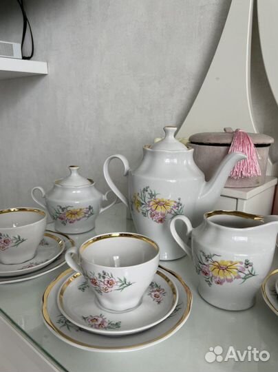 Чайный сервиз СССР рига винтаж