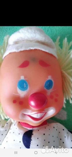 СССР игрушка- кукла клоун (Югославия)