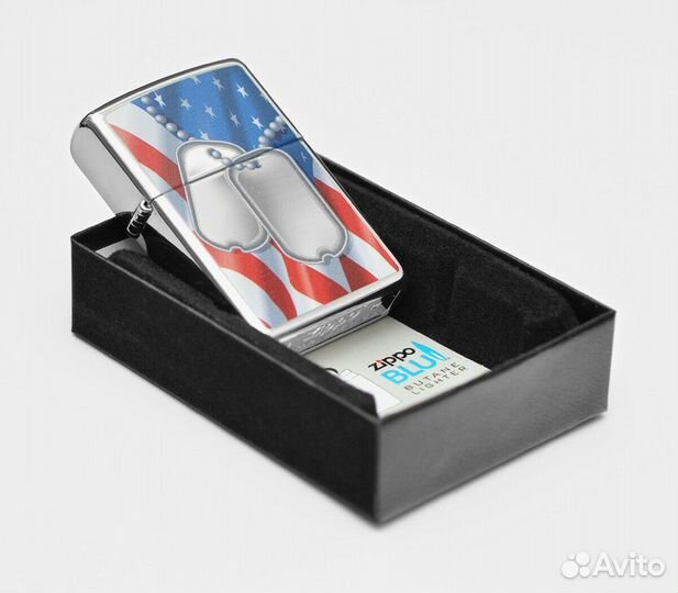 Зажигалка Zippo 28291 Flag Оригинал Новая