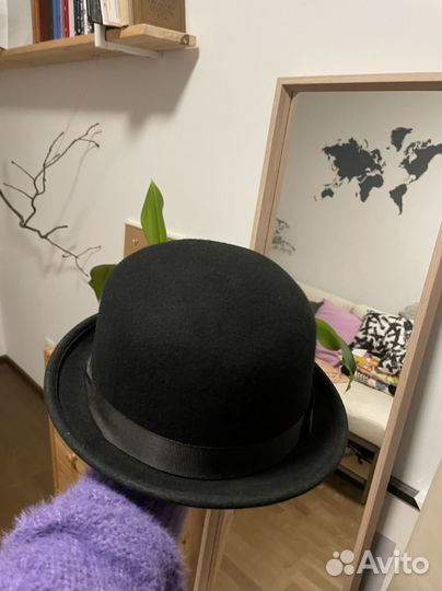 Шляпа-котелок женская