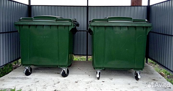 Пластиковый контейнер 1100л. Арт. 58554