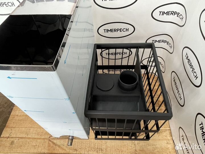 Банная печь Тайга-500 св бак с переди