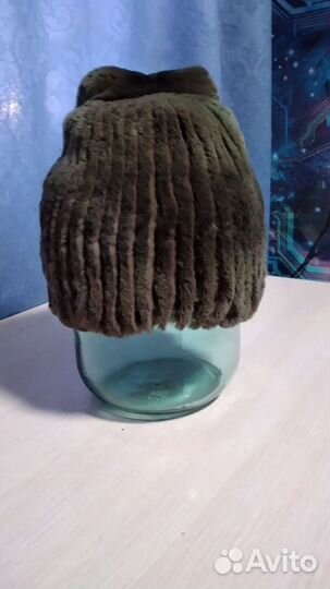 Шапка зимняя меховая женская натуральный мех