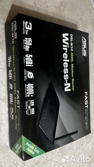 Wifi роутер asus DSL-N10