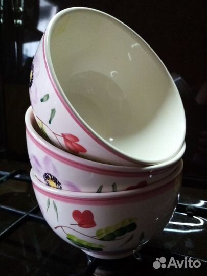 Салатники глубокие, набор