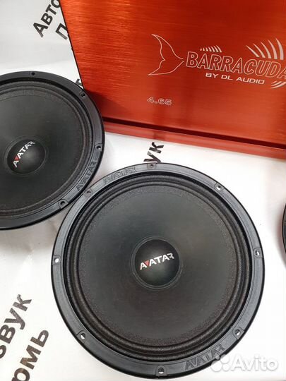 Комлект фронт уилитель Dl 4.65+динамики Avatar 1