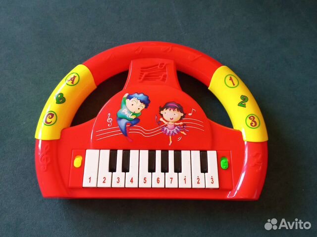 Интерактивная игрушка музыкальный руль пианино