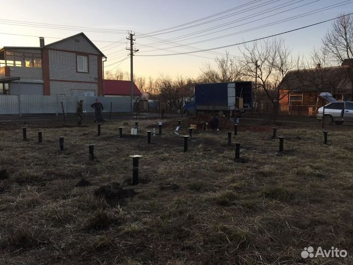 Винтовые сваи от производителя с установкой