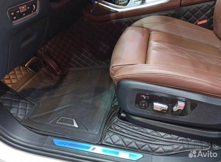 3Д коврики из экокожи BMW X7 G07 2018