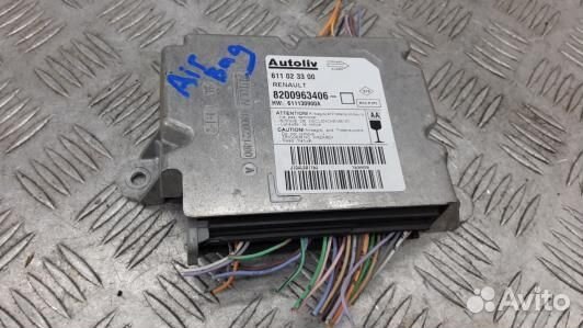 Блок управления airbag renault modus 2 (4BE19OQ01)