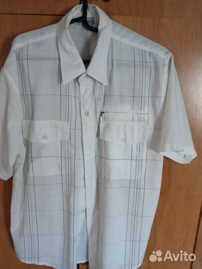 Мужская рубашка белая