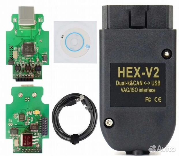 Кабель vcds HEX v2 23.3 RUS аналог Вася диагност